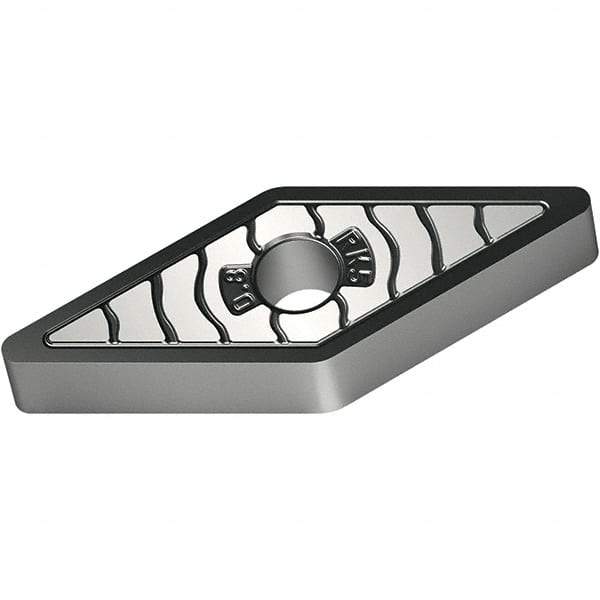 Walter - VNMA332 RK5 Grade WKK10S Carbide Turning Insert - TiCN/Al2O3/TiCN Finish, 35° Diamond, 3/8" Inscr Circle, 3/16" Thick, 1/32" Corner Radius - Americas Industrial Supply