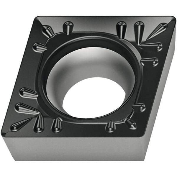 Walter - CCMT432 RM4 Grade WMP20S Carbide Turning Insert - TiCN/Al2O3/TiCN Finish, 80° Diamond, 1/2" Inscr Circle, 3/16" Thick, 1/32" Corner Radius - Americas Industrial Supply