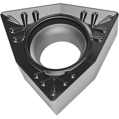 Walter - WCMT432 RP4 Grade WPP20S Carbide Turning Insert - TiCN/Al2O3/TiN Finish, 80° Trigon, 1/2" Inscr Circle, 3/16" Thick, 1/32" Corner Radius - Americas Industrial Supply