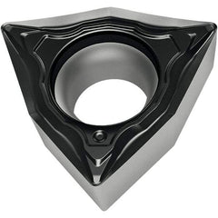 Walter - WCMT431 FP4 Grade WPP20S Carbide Turning Insert - TiCN/Al2O3/TiN Finish, 80° Trigon, 1/2" Inscr Circle, 3/16" Thick, 1/64" Corner Radius - Americas Industrial Supply
