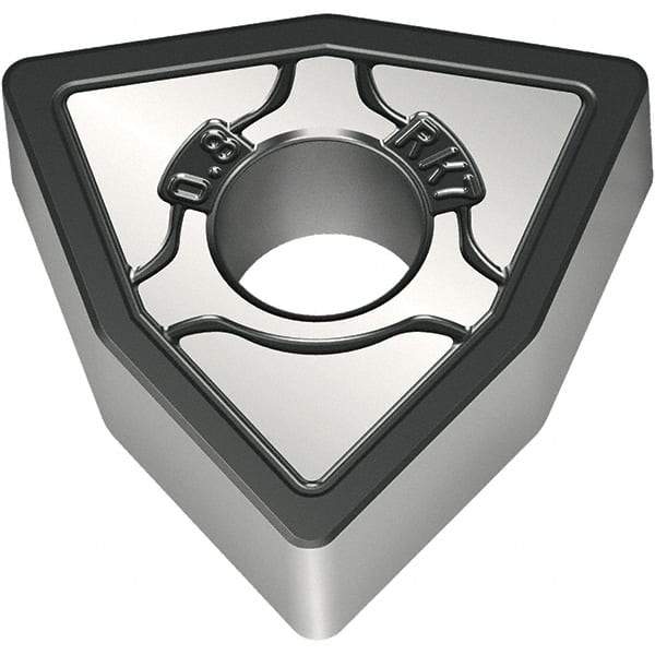 Walter - WNMA433 RK7 Grade WKK20S Carbide Turning Insert - TiCN/Al2O3/TiCN Finish, 80° Trigon, 1/2" Inscr Circle, 3/16" Thick, 3/64" Corner Radius - Americas Industrial Supply