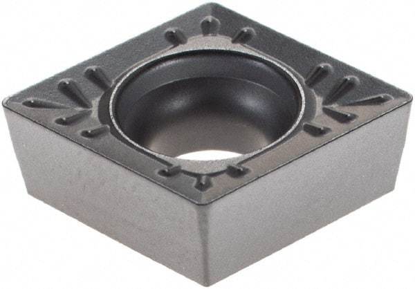 Walter - CCMT32.51 RM4 Grade WMP20S Carbide Turning Insert - TiCN/Al2O3/TiCN Finish, 80° Diamond, 3/8" Inscr Circle, 5/32" Thick, 1/64" Corner Radius - Americas Industrial Supply