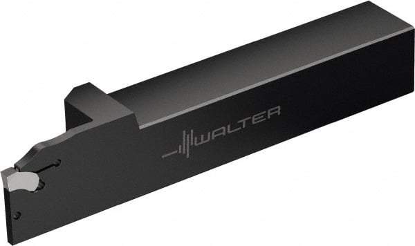 Walter - External Thread, 0.866" Max Depth of Cut, 4.9" OAL, Left Hand Indexable Grooving Cutoff Toolholder - 3/4" Shank Height x 3/4" Shank Width, SX-3.. Insert Style, G2012 Toolholder Style - Americas Industrial Supply