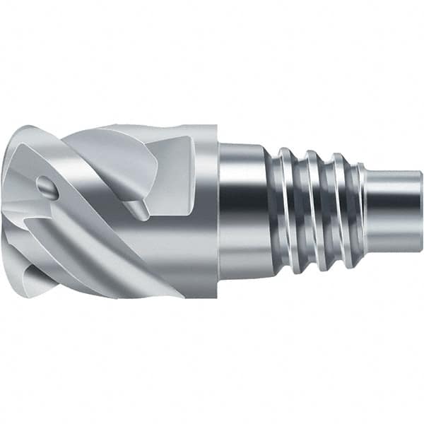 Walter-Prototyp - H2EC Carbide End Milling Tip Insert - TiAlN/TiAl Finish, 4 Flutes, 10mm Cutting Diam, 6mm Depth of Cut, 12.4mm Extension, 0.0591" Cnr Rad - Americas Industrial Supply