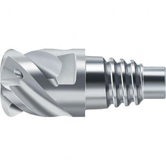 Walter-Prototyp - H2EC Carbide End Milling Tip Insert - TiAlN/TiAl Finish, 4 Flutes, 20mm Cutting Diam, 12mm Depth of Cut, 21.3mm Extension, 0.0787" Cnr Rad - Americas Industrial Supply