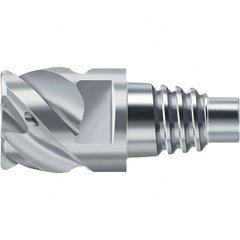 Walter-Prototyp - H2EC Carbide End Milling Tip Insert - TiAlN/TiAl Finish, 4 Flutes, 16mm Cutting Diam, 10mm Depth of Cut, 18.7mm Extension, 0.0787" Cnr Rad - Americas Industrial Supply