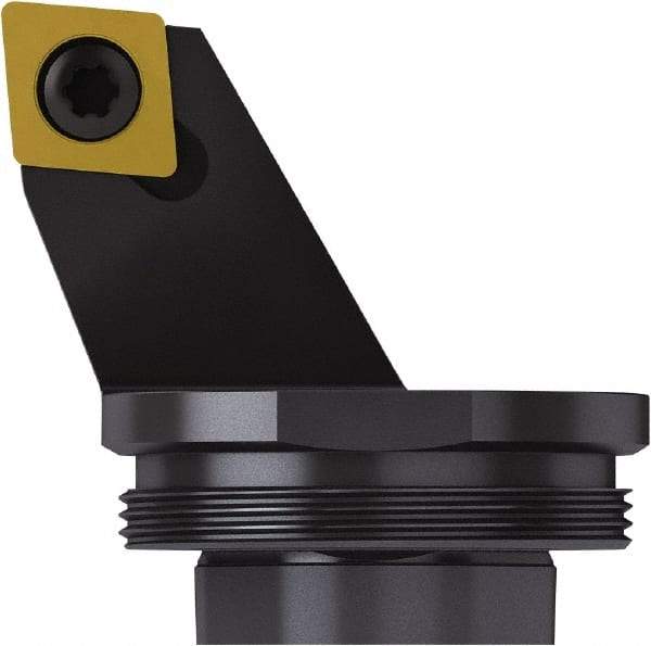 Seco - Right Hand Cut, Size GL40, CC.. 32.5.. Insert Compatiblity, Modular Turning & Profiling Cutting Unit Head - 27mm Ctr to Cutting Edge, 32mm Head Length, Series SteadyLine - Americas Industrial Supply