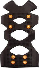 Ergodyne - Size 2XL, (Women's Size 2XL) Strap-On Cleat - Steel Studs Traction, Black - Americas Industrial Supply
