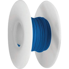 OK Industries - 30 AWG, 1 Strand, 304 m OAL, Copper Hook Up Wire - Blue Kynar Jacket - Americas Industrial Supply