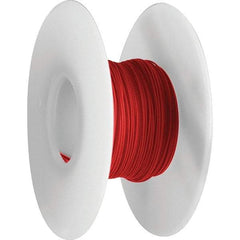 OK Industries - 26 AWG, 1 Strand, 30.4 m OAL, Copper Hook Up Wire - Red Kynar Jacket, 0.027" Diam - Americas Industrial Supply