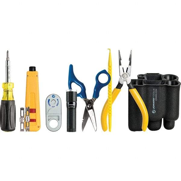 Jonard Tools - 10 Piece, Punchdown Tool Kit - Comes in Molded Pouch - Americas Industrial Supply