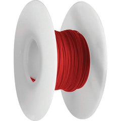 OK Industries - 30 AWG, 1 Strand, 304 m OAL, Copper Hook Up Wire - Red Kynar Jacket - Americas Industrial Supply