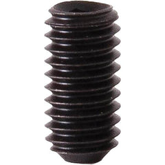 TE-CO - 3/8-16, Steel, Black Oxide Finish, Edge Clamp Screw - Americas Industrial Supply