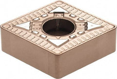 Kennametal - CNMG432 RN Grade KCP30B Carbide Turning Insert - TiN/MT/TiCN/Al2O3/TiOCN Finish, 80° Diamond, 1/2" Inscr Circle, 3/16" Thick, 1/32" Corner Radius - Americas Industrial Supply