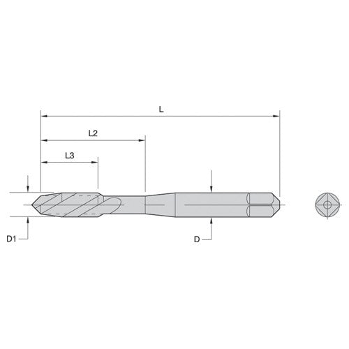 ‎16061 M5-0.8 HS G D4 3F PLUG FAST - Americas Industrial Supply