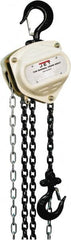 Jet - 4,400 Lb Lifting Capacity, 20' Lift Height, Hand Hoist - Made from Chain, 71' Overhaul to Lift 1' - Americas Industrial Supply