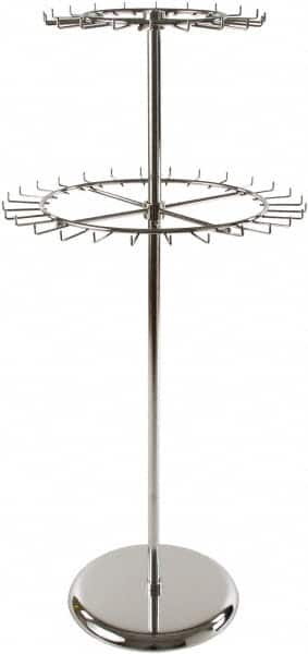 ECONOCO - Chrome Belt Display Rack - 27" Wide x 59-1/2" High - Americas Industrial Supply