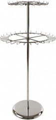 ECONOCO - Chrome Belt Display Rack - 27" Wide x 59-1/2" High - Americas Industrial Supply