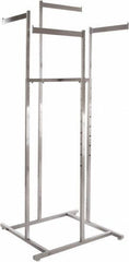 ECONOCO - Chrome 4-Way Display Rack - 71" High - Americas Industrial Supply