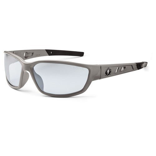 Kvasir In/Outdoor Lens Matte Gray Safety Glasses - Americas Industrial Supply