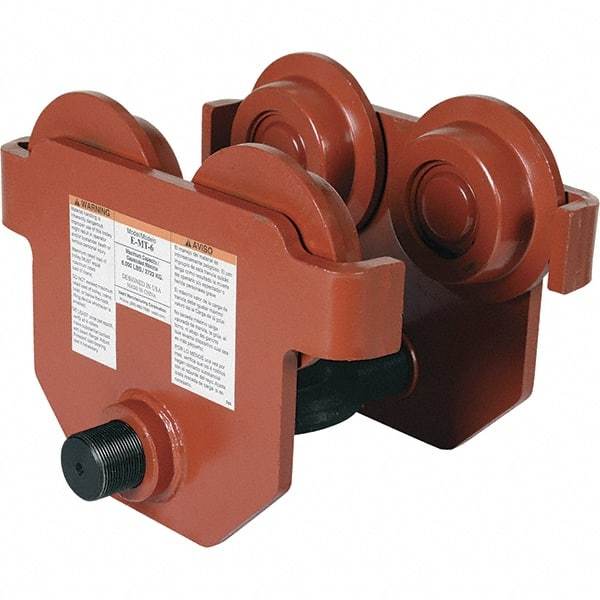 Vestil - 3 Ton Capacity Low Profile Manual Trolley - 3" to 8-5/8" Flange Width - Americas Industrial Supply