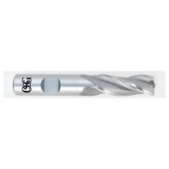 1-1/8 Dia. x 4-1/2 Overall Length 3-Flute Square End HSS-CO SE End Mill-Round Shank-Center Cutting-Uncoated - Americas Industrial Supply