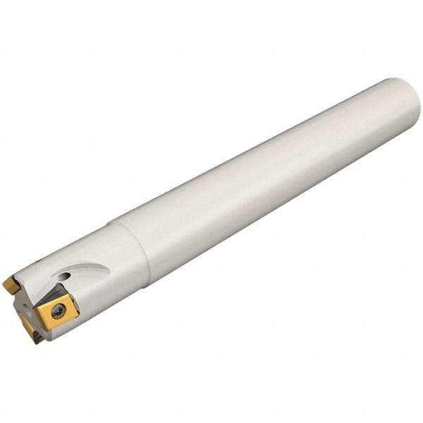 Iscar - 32mm Cut Diam, 12.5mm Max Depth of Cut, 32mm Shank Diam, 130mm OAL, Indexable Square Shoulder Helical End Mill - T490 LN.T 13.. Inserts, Cylindrical Shank, 90° Lead Angle, Through Coolant, Series Helitang - Americas Industrial Supply