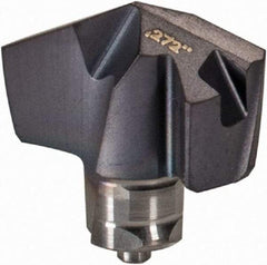 Iscar - Series ICM, 0.272" Diam Grade IC908 140° Replaceable Drill Tip - Carbide, TiAlN Finish, 6.5 Seat Size, Through Coolant - Americas Industrial Supply