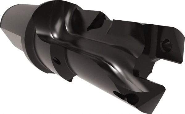 Allied Machine and Engineering - 32 to 35mm Diam, Straight Shank, 38.1mm Body Shank Diam, Combo Chamfer and Countersink Drill - TCMT 16T304 Insert, 133.35mm OAL - Americas Industrial Supply