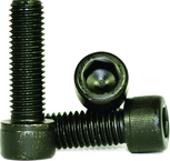 M20 - 2.50 x 180mm - Black Finish Heat Treated Alloy Steel - Cap Screws - Socket Head - Americas Industrial Supply
