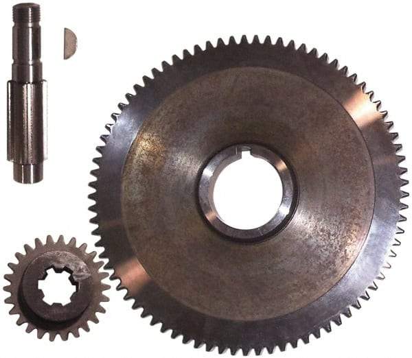 Bridgeport - Spindle Bull Gear Assembly - Step Pulley Top Housing, 1 HP B Series Mills - Americas Industrial Supply