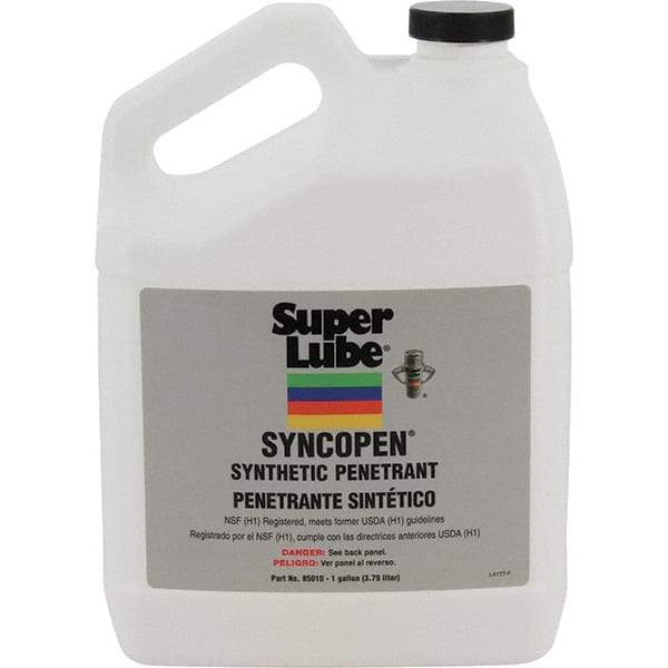 Synco Chemical - 1 Gal Bottle Synthetic Penetrant - Translucent Brown, -10°F to 180°F, Food Grade - Americas Industrial Supply