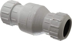 Little Giant Pumps - 2" PVC Check Valve - Inline, Compression - Americas Industrial Supply