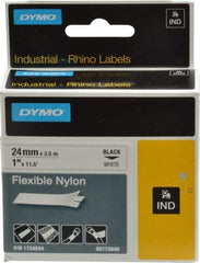 Rhino - 450,732" Long, White Flexible Nylon Self Laminating Label - For RHINO 6000 or RHINO 6500 - Americas Industrial Supply