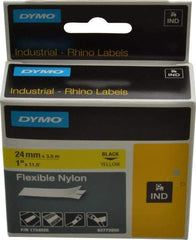 Rhino - 450,732" Long, Yellow Flexible Nylon Self Laminating Label - For RHINO 6000 or RHINO 6500 - Americas Industrial Supply