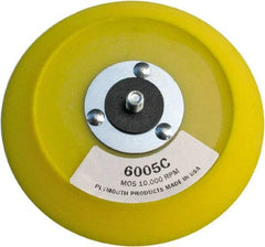 Made in USA - 5" Diam Hook & Loop Disc Backing Pad - Firm Density, 12,000 RPM - Americas Industrial Supply
