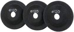 PRO-SOURCE - 120 Grit, 2" Wheel Diam, 5/32" Wheel Thickness, 3/8" Arbor Hole, Depressed Center Wheel - Aluminum Oxide - Americas Industrial Supply