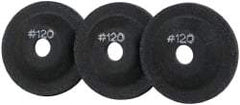 PRO-SOURCE - 120 Grit, 2" Wheel Diam, 5/32" Wheel Thickness, 3/8" Arbor Hole, Depressed Center Wheel - Aluminum Oxide - Americas Industrial Supply