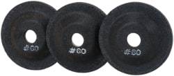 PRO-SOURCE - 60 Grit, 2" Wheel Diam, 5/32" Wheel Thickness, 3/8" Arbor Hole, Depressed Center Wheel - Aluminum Oxide - Americas Industrial Supply