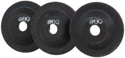 PRO-SOURCE - 80 Grit, 2" Wheel Diam, 5/32" Wheel Thickness, 3/8" Arbor Hole, Depressed Center Wheel - Aluminum Oxide - Americas Industrial Supply