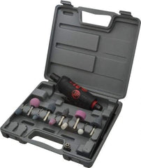 PRO-SOURCE - 14 Piece, Straight Die Grinder Kit - 25,000 RPM - Americas Industrial Supply