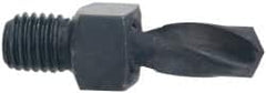 Hertel - #8 135° Spiral Flute Cobalt Screw Machine Drill Bit - Americas Industrial Supply
