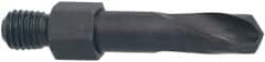 Hertel - 0.257" 135° Spiral Flute High Speed Steel Screw Machine Drill Bit - Oxide Finish, 9/16" Flute Length, 1-1/4" OAL, Standard Point - Americas Industrial Supply