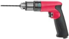 Sioux Tools - 1/4" Keyed Chuck - Pistol Grip Handle, 4,000 RPM, 11.8 LPS, 25 CFM, 0.6 hp - Americas Industrial Supply