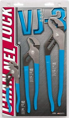 Channellock - 3 Piece Tongue & Groove Plier Set - Comes in Display Card - Americas Industrial Supply