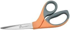 Ability One - Scissors & Shears; Blade Material: Stainless Steel ; Handle Material: Plastic ; Length of Cut (Inch): 3 ; Handle Style: Offset ; Overall Length Range: 7" - Exact Industrial Supply