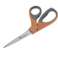 Ability One - Scissors & Shears; Blade Material: Stainless Steel ; Handle Material: Plastic ; Length of Cut (Inch): 3.63 ; Handle Style: Bent ; Overall Length Range: 7" - Exact Industrial Supply