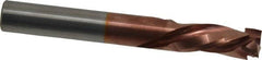 Onsrud - 3/8" Cutting Diam x 7/8" Length of Cut, 3 Flute, Compression Spiral Router Bit - Marathon Coated, Right Hand Cut, Solid Carbide, 3" OAL x 3/8" Shank Diam, Double Edge, 30° Helix Angle - Americas Industrial Supply