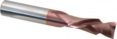 Onsrud - 1/2" Cutting Diam x 1-3/8" Length of Cut, 2 Flute, Compression Spiral Router Bit - Marathon Coated, Right Hand Cut, Solid Carbide, 3" OAL x 1/2" Shank Diam, Double Edge, 30° Helix Angle - Americas Industrial Supply