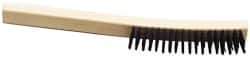 Ability One - Hand Wire/Filament Brushes - Wood Curved Handle - Americas Industrial Supply